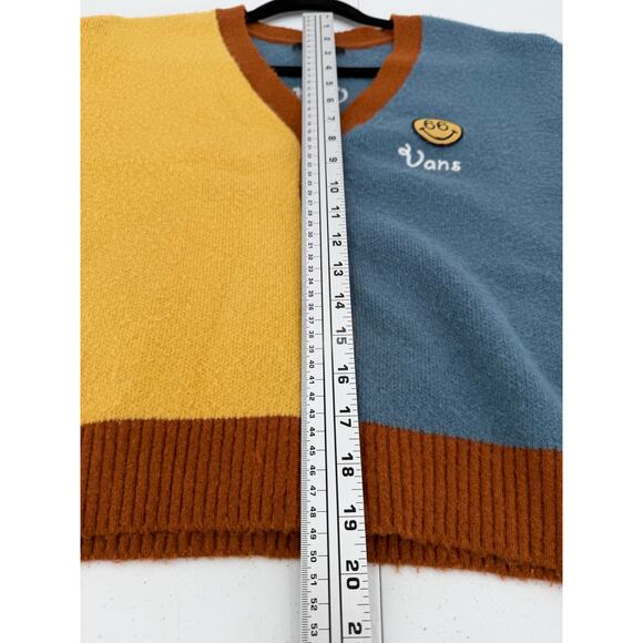 Vans Off The Wall Dusk Downer Checkered Cardigan Sweater Button Woman’s Size XS - Picture 7 of 11